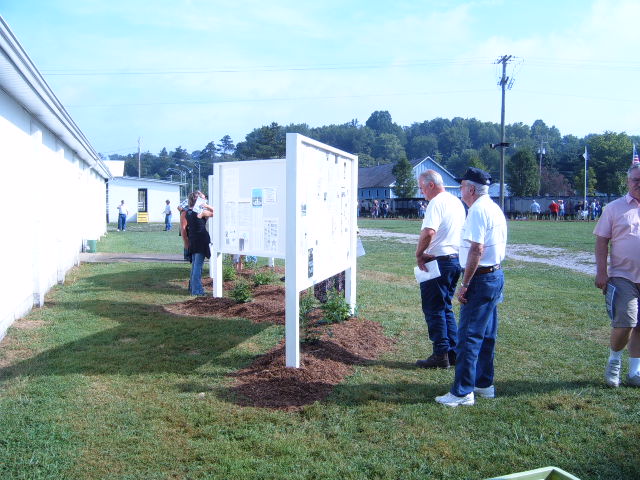 A different view of my display boards, Perry County Ohio, August 2006
